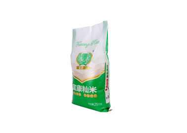 China De dubbele Verpakkende Zakken van de Drukpp Geweven Rijst met Duidelijke Venster Naaiende Draad leverancier