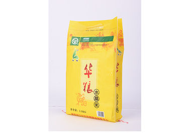 China De verpakking van Plastic Zakken voor Rijst Verpakking, Draad die Zijhoekplaatzakken naaien leverancier