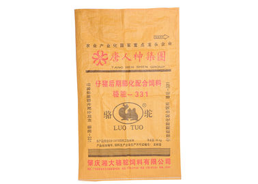 China Polypropyleen Plastic Zakken, Enige Vouwende Bodem Gerecycleerde Geweven Polypropyleenzakken leverancier