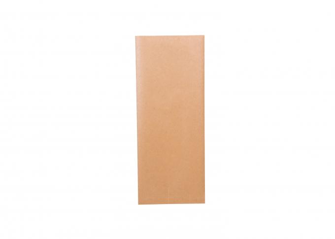 Bruine Witte Kraftpapier-Document Plastic Document Zakken In het groot UVpriting 17 Draad dik