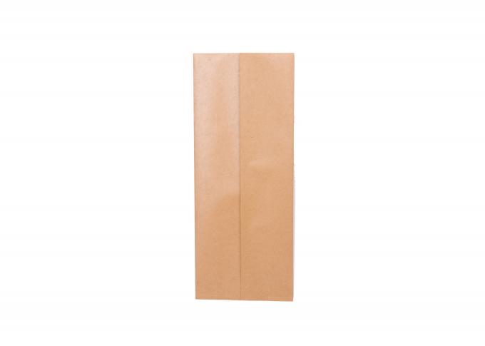 Bruine Witte Kraftpapier-Document Plastic Document Zakken In het groot UVpriting 17 Draad dik