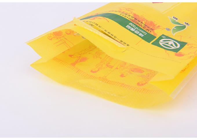 De verpakking van Plastic Zakken voor Rijst Verpakking, Draad die Zijhoekplaatzakken naaien