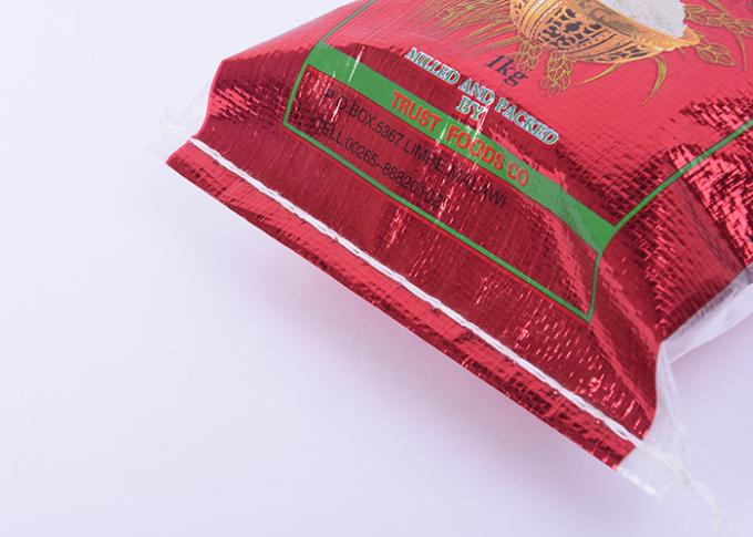 Transparante de Zakkenzak van de Hoekplaat Zijaluminiumfolie met Kleur Gedrukt 1kg Ladingsgewicht