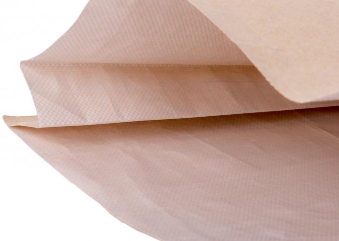 Geweven Plastic Document Zak met Drie Zij het Document van Verbindingspp Gelamineerd Kraftpapier Materiaal