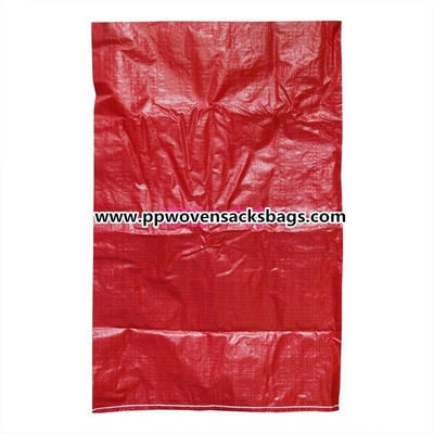 CHINA Aangepaste Rode Geweven pp doet/25kg pp-Zakken voor Verpakkings Plastic Korrels/Voedsel/Chemisch product in zakken Leverancier