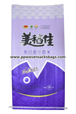 Purpere Geweven Zakken van Bopp van Polypropyleenzakken voor 10kg Pakket, 14“ x 24“ Leverancier