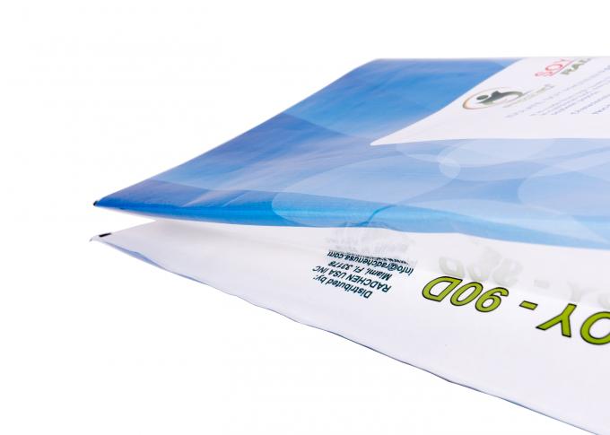 De douane drukte Plastic Zakken, lamineerden Geweven BOPP/pp Witte Kraftpapier-Document Zak